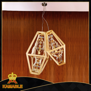 ضوء قلادة من الخشب والزجاج والكريستال بتصميم جديد (KAMD8124-2-750)