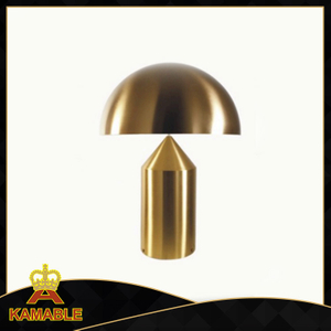 مصابيح طاولة معدنية ذهبية للاستخدام المنزلي (KAT6095)