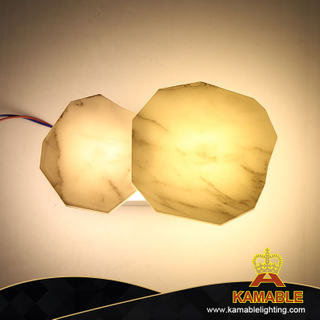 مصباح حائط فيلا منزلية بتصميم رخامي فولاذي أكريليك حديث (KH88020/2)