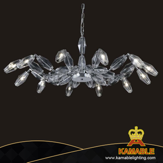 ثريا حديثة متعددة الألوان من الزجاج المعين الشفاف لغرفة النوم (P68169-12)