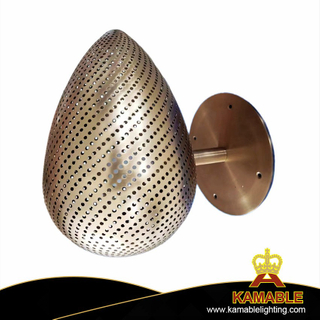 فريدة من نوعها Egg Shade Golden Iron Wall Lighting في فيلا (KIB-TY02)