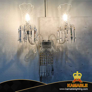مصباح حائط كريستال للزينة الفرنسية بتصميم فيلا (KAME02)