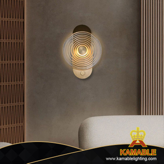 مصباح حائط لغرفة المعيشة من الفولاذ المقاوم للصدأ بتصميم مبتكر ومذهل ومذهل (BRWL7078A)