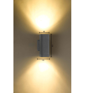 مصباح الجدار المعدني المزخرف ذو التصميم الشعبي (KM-G4011 / 2)