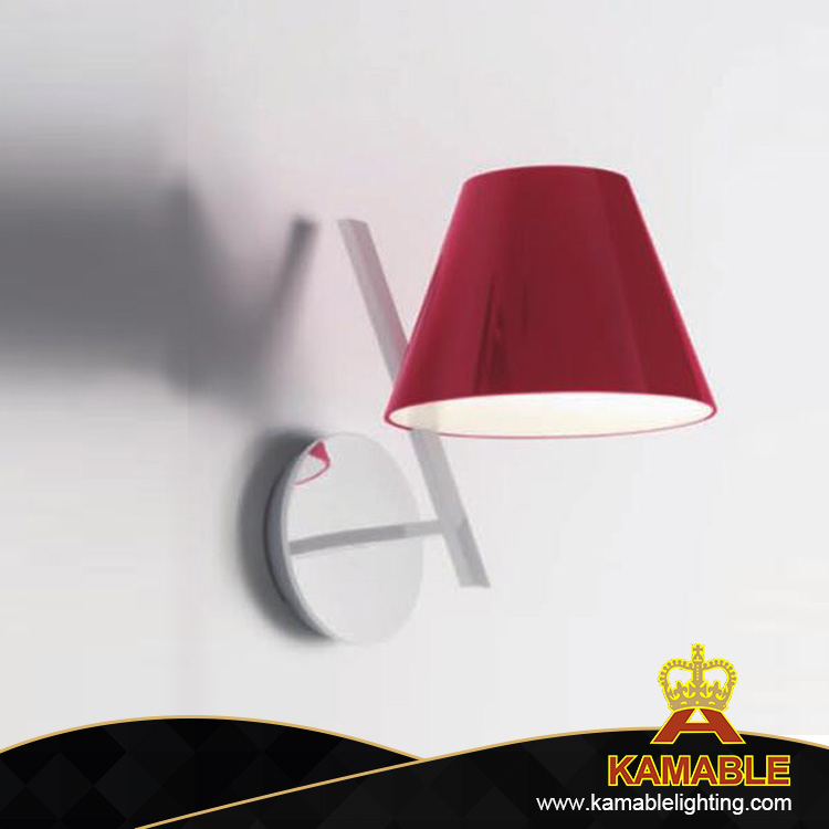 الاكريليك عاكس الضوء ديكور الجدار مصباح الجدار الحديثة (KA9963W / أحمر)