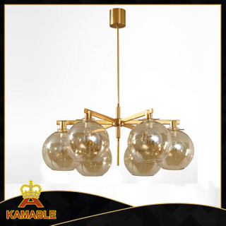 حار البائع الحديثة تصميم زجاج الكرة نمط قلادة مصباح (KAP17-019)