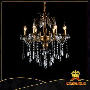 الثريا الألومنيوم الزهر الزخرفية الداخلية نمط دافئ (9124-6L)