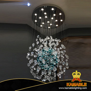 مشروع تصميم جديد مصباح قلادة الثريا الصقيل الملون (KAP-G900)