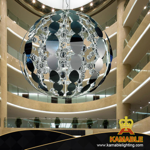 تصميم بسيط مشروع فندق الكرة الصمام ديكور قلادة الإضاءة (KAMD1300A-6)